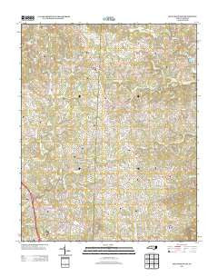 Pilot Mountain North Carolina Historical topographic map, 1:24000 scale, 7.5 X 7.5 Minute, Year 2013