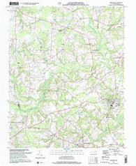 Pinetops North Carolina Historical topographic map, 1:24000 scale, 7.5 X 7.5 Minute, Year 1997