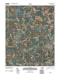 Pinetops North Carolina Historical topographic map, 1:24000 scale, 7.5 X 7.5 Minute, Year 2010