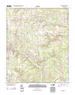 Pink Hill North Carolina Historical topographic map, 1:24000 scale, 7.5 X 7.5 Minute, Year 2013