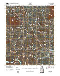 Pinnacle North Carolina Historical topographic map, 1:24000 scale, 7.5 X 7.5 Minute, Year 2010