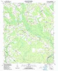 Pireway North Carolina Historical topographic map, 1:24000 scale, 7.5 X 7.5 Minute, Year 1990