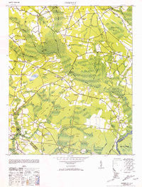 Pireway North Carolina Historical topographic map, 1:24000 scale, 7.5 X 7.5 Minute, Year 1953