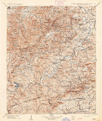Pisgah North Carolina Historical topographic map, 1:125000 scale, 30 X 30 Minute, Year 1906