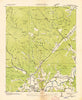 Pisgah Forest North Carolina Historical topographic map, 1:24000 scale, 7.5 X 7.5 Minute, Year 1935