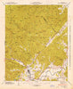 Pisgah Forest North Carolina Historical topographic map, 1:24000 scale, 7.5 X 7.5 Minute, Year 1946
