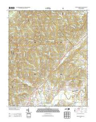 Pisgah Forest North Carolina Historical topographic map, 1:24000 scale, 7.5 X 7.5 Minute, Year 2013