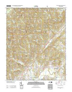 Pisgah Forest North Carolina Historical topographic map, 1:24000 scale, 7.5 X 7.5 Minute, Year 2013
