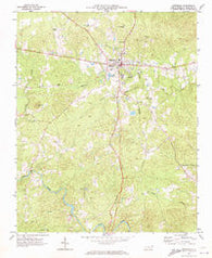 Pittsboro North Carolina Historical topographic map, 1:24000 scale, 7.5 X 7.5 Minute, Year 1970
