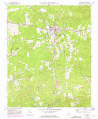 Pittsboro North Carolina Historical topographic map, 1:24000 scale, 7.5 X 7.5 Minute, Year 1970