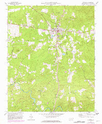 Pittsboro North Carolina Historical topographic map, 1:24000 scale, 7.5 X 7.5 Minute, Year 1970