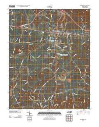 Pittsboro North Carolina Historical topographic map, 1:24000 scale, 7.5 X 7.5 Minute, Year 2010