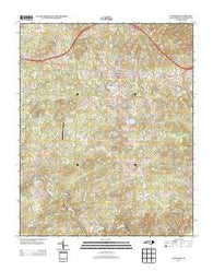 Pittsboro North Carolina Historical topographic map, 1:24000 scale, 7.5 X 7.5 Minute, Year 2013