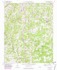 Pleasant Garden North Carolina Historical topographic map, 1:24000 scale, 7.5 X 7.5 Minute, Year 1970