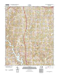 Pleasant Garden North Carolina Historical topographic map, 1:24000 scale, 7.5 X 7.5 Minute, Year 2013