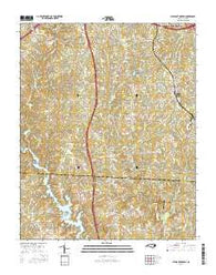 Pleasant Garden North Carolina Current topographic map, 1:24000 scale, 7.5 X 7.5 Minute, Year 2016