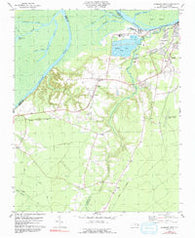 Plymouth West North Carolina Historical topographic map, 1:24000 scale, 7.5 X 7.5 Minute, Year 1979