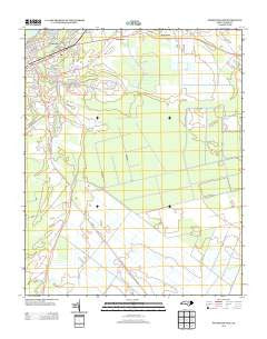Plymouth East North Carolina Historical topographic map, 1:24000 scale, 7.5 X 7.5 Minute, Year 2013