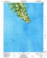 Point Harbor North Carolina Historical topographic map, 1:24000 scale, 7.5 X 7.5 Minute, Year 1982