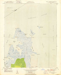 Point Of Marsh North Carolina Historical topographic map, 1:24000 scale, 7.5 X 7.5 Minute, Year 1950