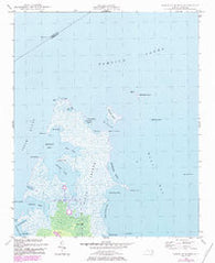 Point Of Marsh North Carolina Historical topographic map, 1:24000 scale, 7.5 X 7.5 Minute, Year 1949