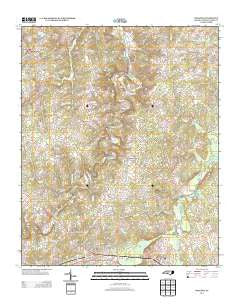 Polkton North Carolina Historical topographic map, 1:24000 scale, 7.5 X 7.5 Minute, Year 2013