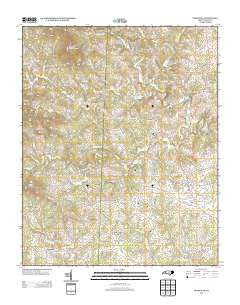 Polkville North Carolina Historical topographic map, 1:24000 scale, 7.5 X 7.5 Minute, Year 2013