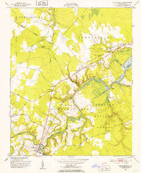 Pollocksville North Carolina Historical topographic map, 1:24000 scale, 7.5 X 7.5 Minute, Year 1950