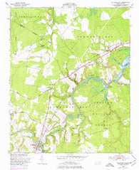 Pollocksville North Carolina Historical topographic map, 1:24000 scale, 7.5 X 7.5 Minute, Year 1950
