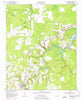 Pollocksville North Carolina Historical topographic map, 1:24000 scale, 7.5 X 7.5 Minute, Year 1950