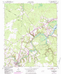 Pollocksville North Carolina Historical topographic map, 1:24000 scale, 7.5 X 7.5 Minute, Year 1950
