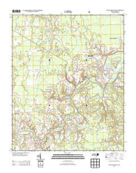 Pollocksville North Carolina Historical topographic map, 1:24000 scale, 7.5 X 7.5 Minute, Year 2013