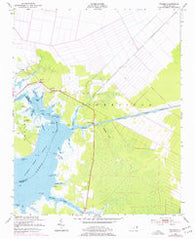 Ponzer North Carolina Historical topographic map, 1:24000 scale, 7.5 X 7.5 Minute, Year 1951