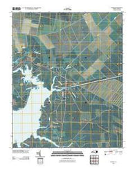 Ponzer North Carolina Historical topographic map, 1:24000 scale, 7.5 X 7.5 Minute, Year 2010