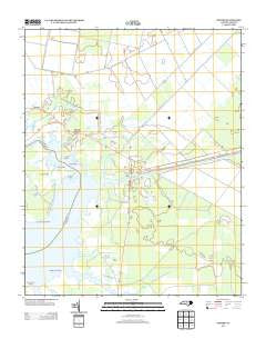 Ponzer North Carolina Historical topographic map, 1:24000 scale, 7.5 X 7.5 Minute, Year 2013