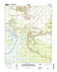 Ponzer North Carolina Current topographic map, 1:24000 scale, 7.5 X 7.5 Minute, Year 2016