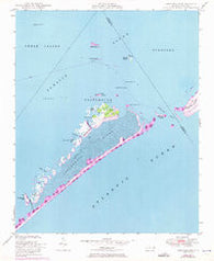 Portsmouth North Carolina Historical topographic map, 1:24000 scale, 7.5 X 7.5 Minute, Year 1950