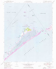 Portsmouth North Carolina Historical topographic map, 1:24000 scale, 7.5 X 7.5 Minute, Year 1948