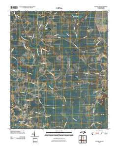 Potters Hill North Carolina Historical topographic map, 1:24000 scale, 7.5 X 7.5 Minute, Year 2010
