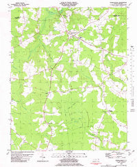 Powellsville North Carolina Historical topographic map, 1:24000 scale, 7.5 X 7.5 Minute, Year 1982