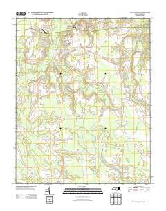 Powellsville North Carolina Historical topographic map, 1:24000 scale, 7.5 X 7.5 Minute, Year 2013