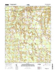 Powellsville North Carolina Current topographic map, 1:24000 scale, 7.5 X 7.5 Minute, Year 2016