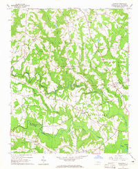 Powhatan North Carolina Historical topographic map, 1:24000 scale, 7.5 X 7.5 Minute, Year 1964