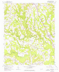 Powhatan North Carolina Historical topographic map, 1:24000 scale, 7.5 X 7.5 Minute, Year 1964