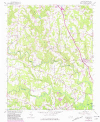 Powhatan North Carolina Historical topographic map, 1:24000 scale, 7.5 X 7.5 Minute, Year 1964