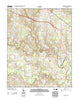 Powhatan North Carolina Historical topographic map, 1:24000 scale, 7.5 X 7.5 Minute, Year 2013