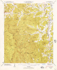 Prentiss North Carolina Historical topographic map, 1:24000 scale, 7.5 X 7.5 Minute, Year 1946
