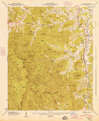 Prentiss North Carolina Historical topographic map, 1:24000 scale, 7.5 X 7.5 Minute, Year 1947