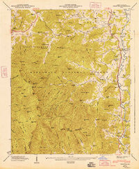 Prentiss North Carolina Historical topographic map, 1:24000 scale, 7.5 X 7.5 Minute, Year 1947