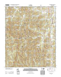 Prentiss North Carolina Historical topographic map, 1:24000 scale, 7.5 X 7.5 Minute, Year 2013